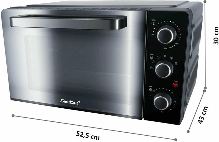 Produktbild Steba KB 224 Black Steel Grillbackofen