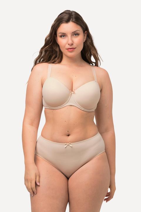 Produktbild Ulla Popken Damen grosse Grössen Bügel-BH, Softschale, Cup B-E beige 90D 697144300-90D (90 D)