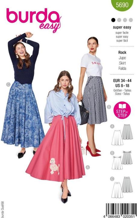 Produktbild Schnittmuster, Rock