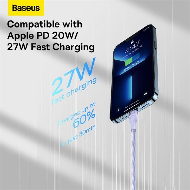 Produktbild Baseus USB C – USB C/Lightning/Micro USB (1.50 m, USB 3.2 Gen 1, 100 W)