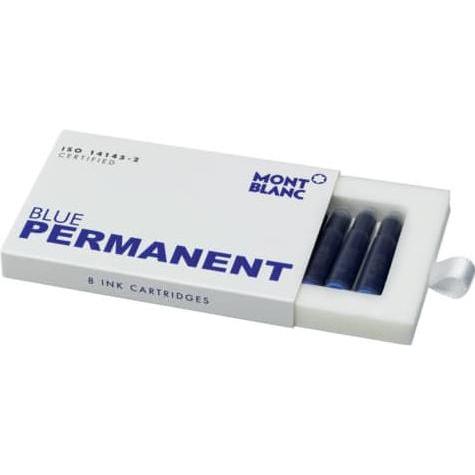 Montblanc, Ersatzpatrone, Tintenpatronen 8ST blau (Tintenfass, Blau)
