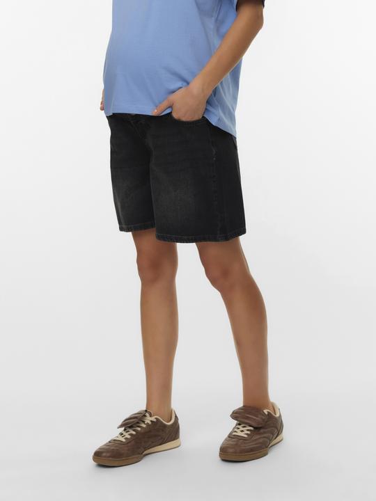 Produktbild Mamalicious Normal geschnitten Mid Rise 5-Pocket-Shorts Jeans-Shorts (M)