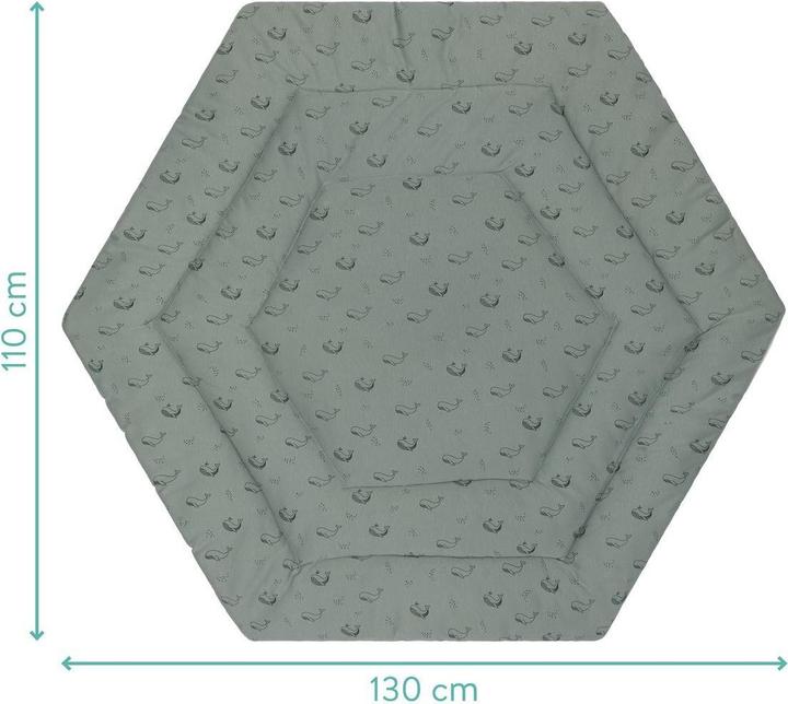 Actual product image Fillikid Laufgitter Laufstalleinlage für 6-eck Laufgitter Jersey