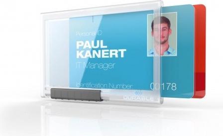 Durable Kartenhalter PUSHBOX DUO