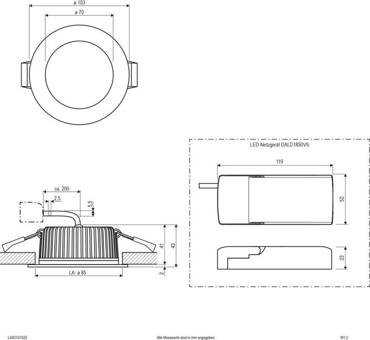 Produktbild EVN LED-Deckeneinbaustrahler (1076 lm)