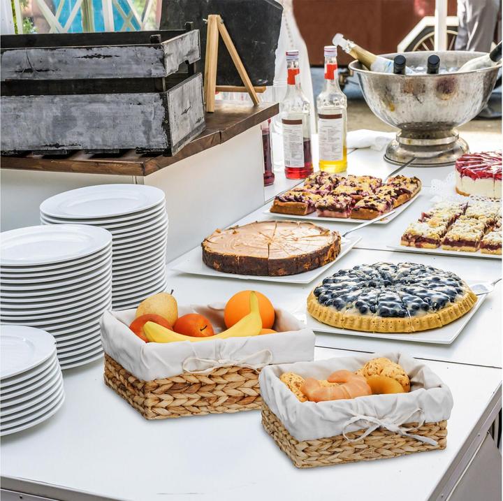 Produktbild Relaxdays 3tlg. Brotkorb-Set