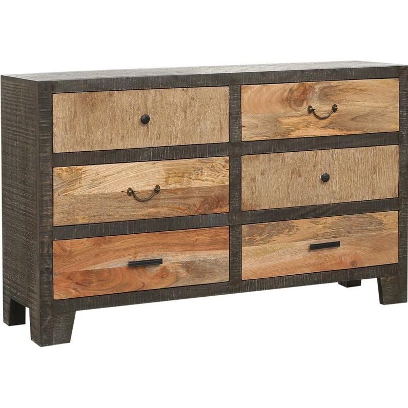 Garden Pleasure, Kommode + Sideboard, Unser Sideboard TARIM (84 cm) mit ihrer ausdrucksstarken Optik (Unikat-Look) aus m...