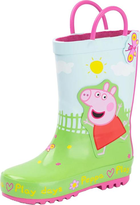 Actual product image Peppa Pig Childrens/Kids Play Days Handle Wellington Boots (22)