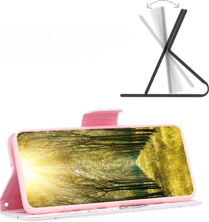 Actual product image Cover-Discount Xiaomi Redmi Note 13 Pro - Case cover butterfly white (Xiaomi Redmi Note 13 Pro 5G, Xiaomi Poco X6)