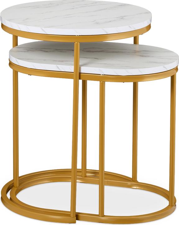 Actual product image Relaxdays 2-piece side table set