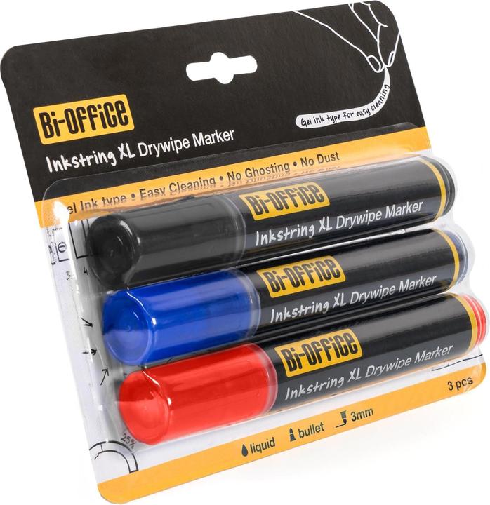 Image du produit Bi-Office Marqueur pour tableau blanc Inkstring 3 pièces (3 x)
