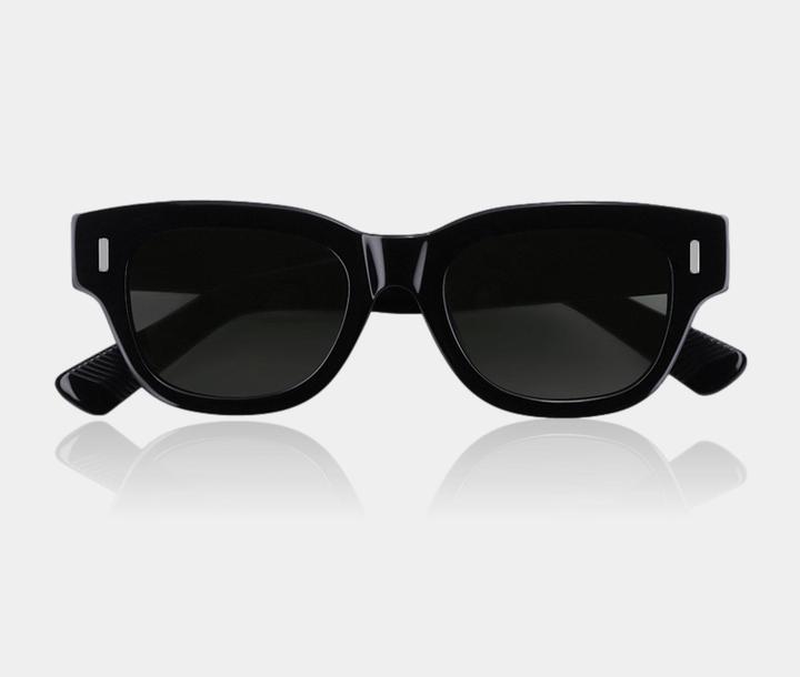 Immagine prodotto James Dixon Schwarz/Grau – Lennox – Quadratisch – Acetat – Sonnenbrille