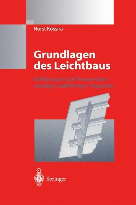 Produktbild Grundlagen des Leichtbaus (Deutsch, Horst Kossira, 2012)