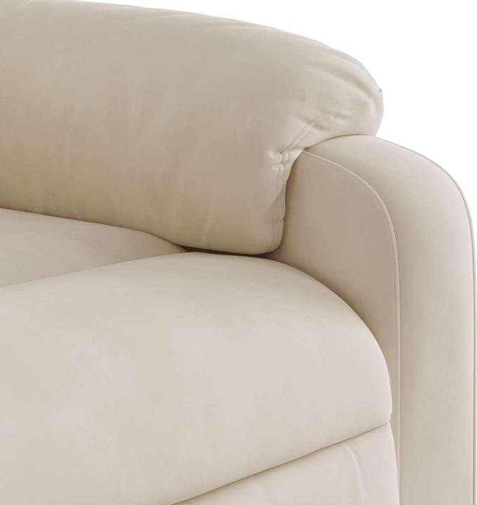 Immagine prodotto VidaXL Poltrona massaggiante con ausilio stand-up Poltrona TV Tessuto in microfibra beige