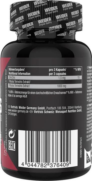 Actual product image Weider Premium Tribulus (1 Piece, Capsules, 111 g)