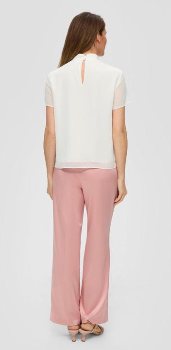 Actual product image s.Oliver Bluse Hochgeschlossene Chiffonbluse (46)