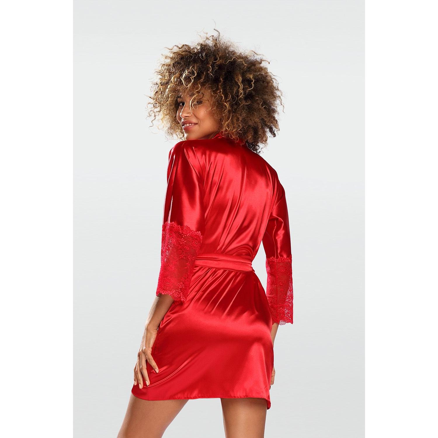 Thumbnail - DKaren, Damen, Pyjama, 1033301, Rot, (M)
