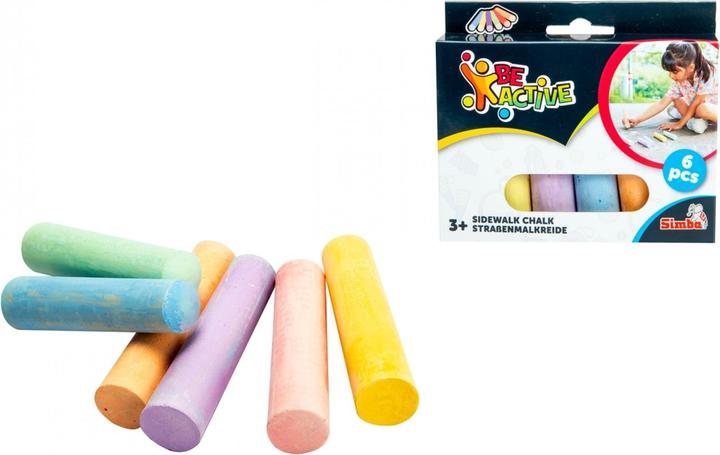 Actual product image Simba 6 street crayons (6x)