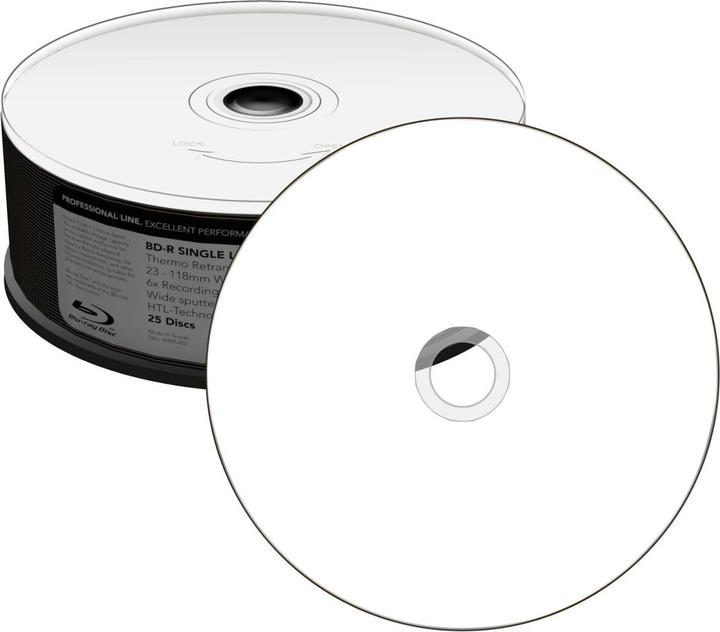 Actual product image MediaRange BD-R 6x full printable cake box (25 x)