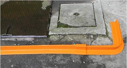 Actual product image kaiserkraft Barrier dike, permanent
