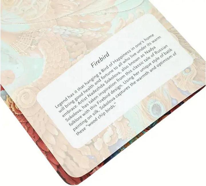 Actual product image Paperblanks Notebook Birds of Fortune A6, lined, blue / red (A6, Lined, Hardcover)