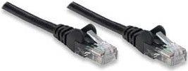 Actual product image Intellinet Patch cable U/UTP Lever protection black (U/UTP, CAT5e, 5 m)
