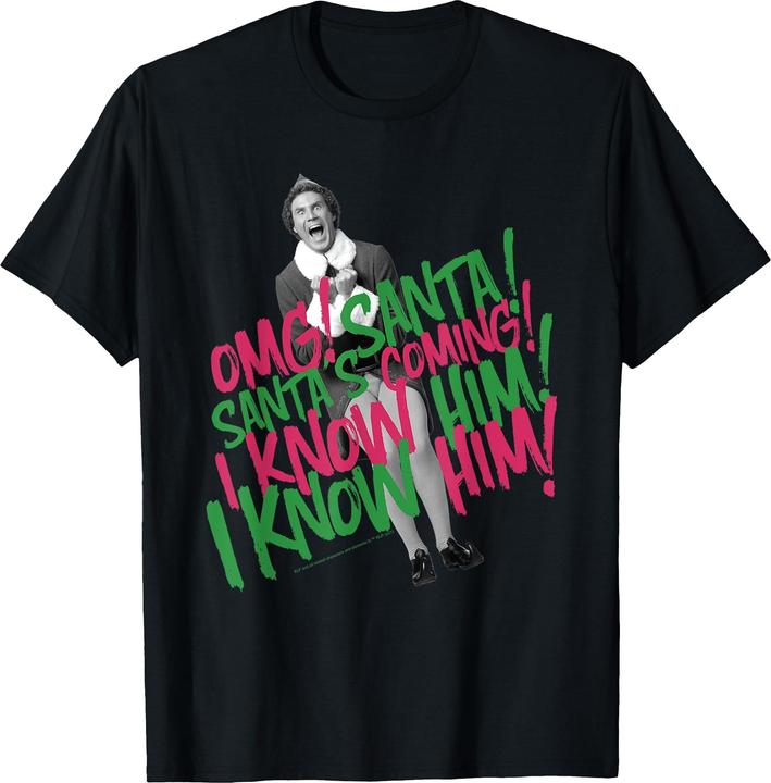 Produktbild Elf Santa Is Coming TShirt Mädchen (104)
