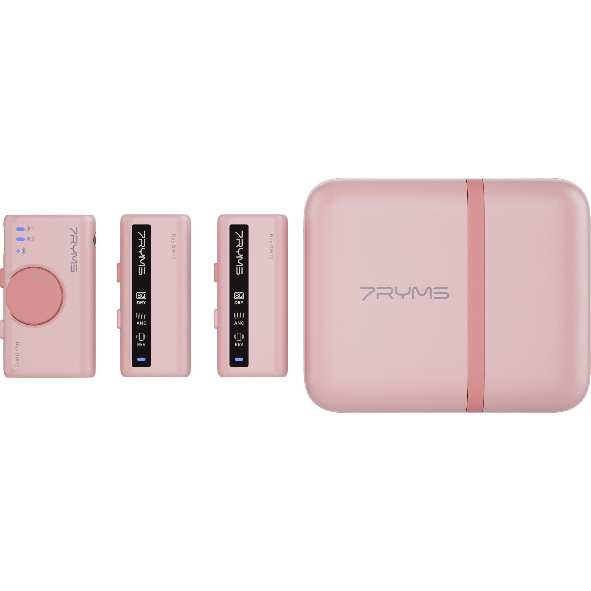 7Ryms iRay DW10(A) (2TX+1RX+CASE) Rosa, Microfono