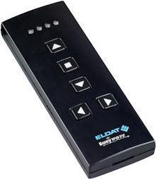 Eldat RT32E5004-01-22K Handsender Easywave 868 MHz 4-Kanal 4x Auf/Stopp/Zu schwarz glänzend