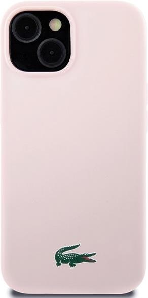 Produktbild Lacoste LCHMP15SSLOI iPhone 15 / 14 / 13 6.1" różowy/pink hardcase Silicone MagSafe (Apple iPhone 15)