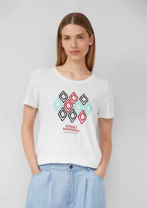 Produktbild S.Oliver T-Shirt Jersey-T-Shirt mit Frontprint (48)