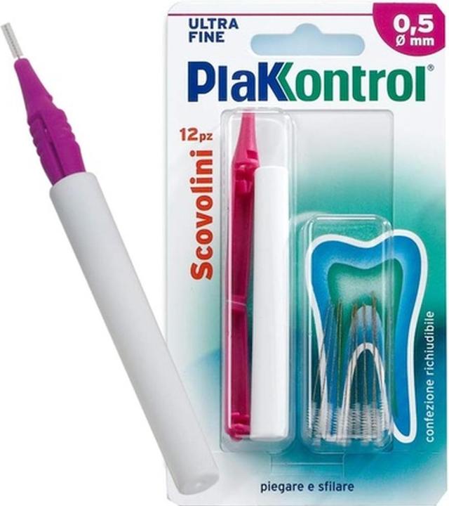 Immagine prodotto Plakkontrol Manico di spazzola intercambiabile 0,5 mm 10 pezzi 200g