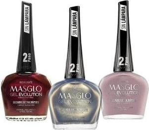 Immagine prodotto Masglo Smalto GEL EVOLUTION Effetto Gel 3 Colori - Selezione Visionaria (Smalto per unghie effetto gel)