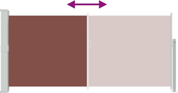 Produktbild vidaXL Balkon-Seitenmarkise (3 m)