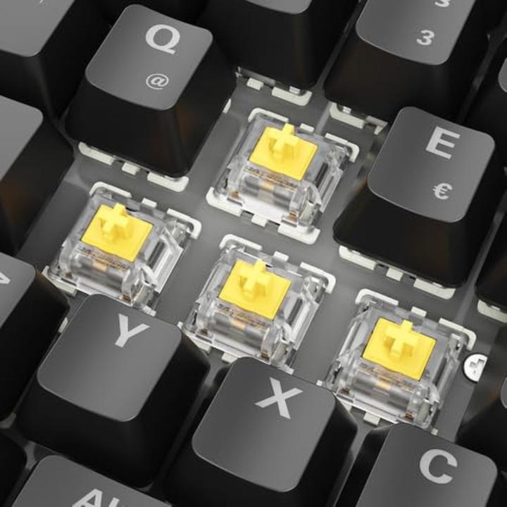 Actual product image Sharkoon SGK50 S2 bk Gateron Yellow EN (DE, Wireless)
