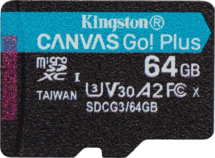 Kingston Canvas Go! Plus (64 GB, microSDXC, U3, UHS-I)