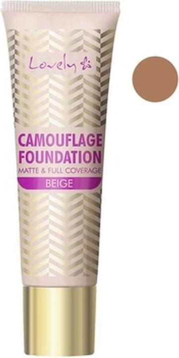 Actual product image Lovely Camouflage Foundation Matt & Full Coverage (4 Beige)