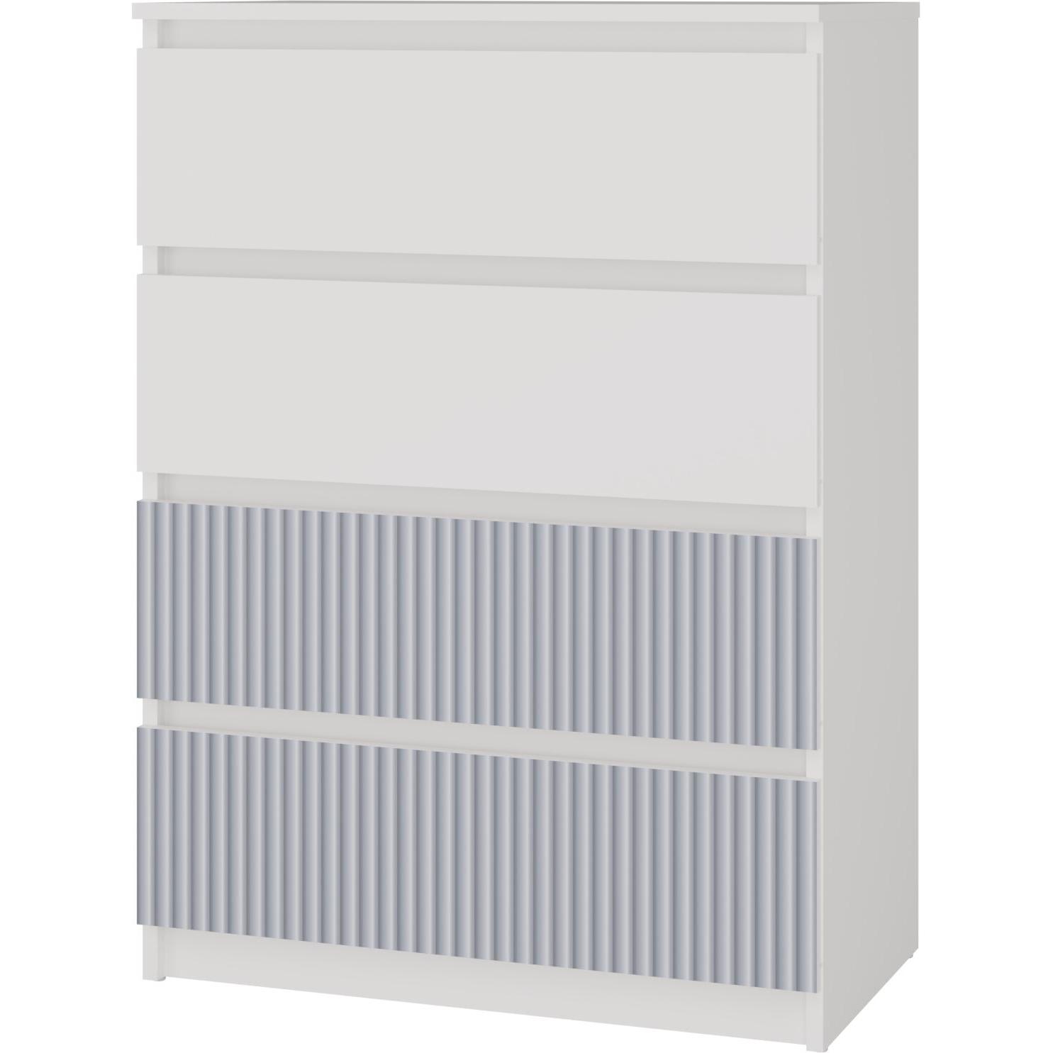 Topeshop, Kommode + Sideboard, M4 Fr Blue Kpl (70 x 40 x 97 cm)