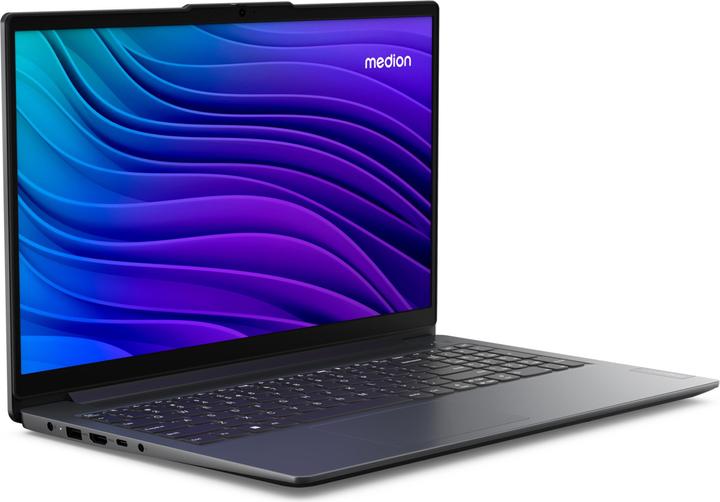 Actual product image Medion E15235 (MD62610), dark grey (15.59", Intel Core i3-N305, 8 GB, 512 GB, Eng. Int.)