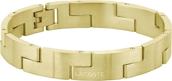 Lacoste Fashion Gold Plated Bracelet For Men 2040154 (Stainless steel)