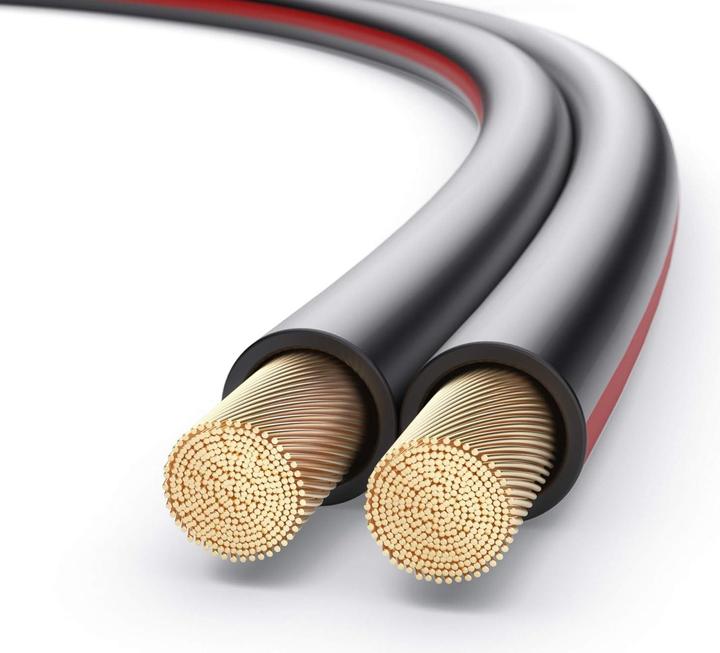 Image du produit Purelink Câble haut-parleur OFC pour systèmes audio HiFi et home cinéma (100 m, 4 mm²² mm)
