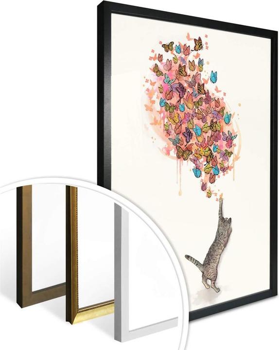 Produktbild Trenddeko Catching Butterflies (80 x 100 cm)