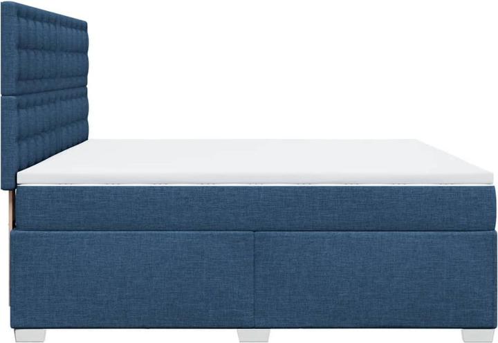 Produktbild vidaXL Bo x springbett mit Matratze 200 x 200 cm Stoff (200 x 200 cm)