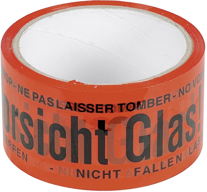 Actual product image Caution glass (55 mm)