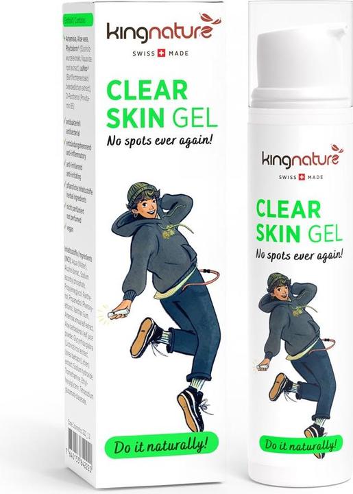 Immagine prodotto Kingnature Gel per la pelle chiara (15 ml, Crema 24h)