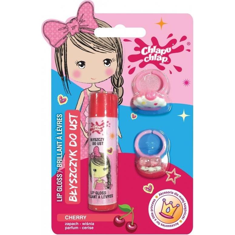 Chlapu Chlap Splap Splap Lip Gloss Cherry + 2 Ringe (40739184)