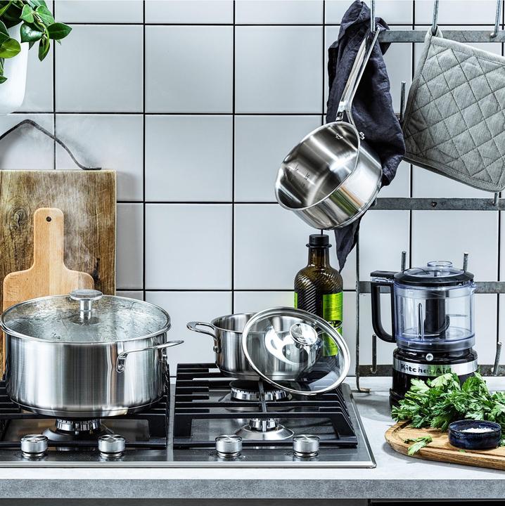 Actual product image KitchenAid Stainless Steel Breakdown Set 3-piece (24 cm, Pan set + pot set, Stainless steel)