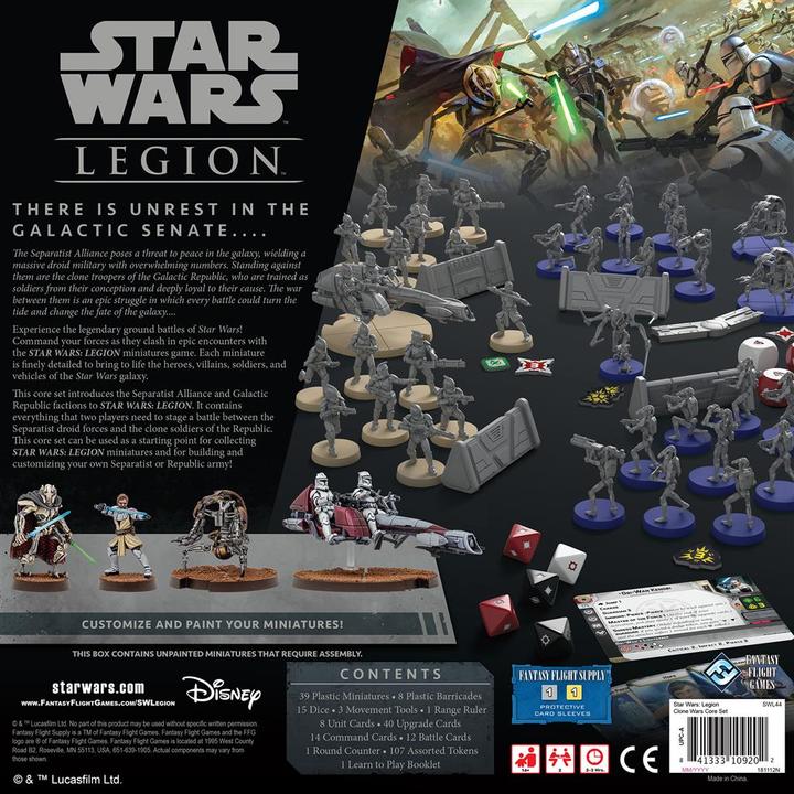 Productafbeelding FFG FFGD4637 - Star Wars: Legion - Clone Wars, bordspel, basisspel (NL Editie) (Duits)
