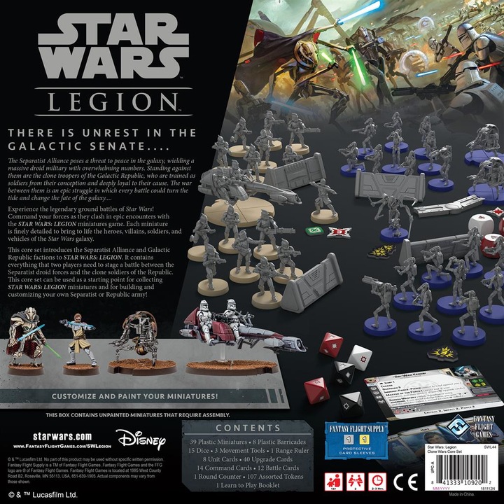Actual product image FFG FFGD4637 - Star Wars: Legion - Clone Wars, Board game, basic game (DE edition) (German)