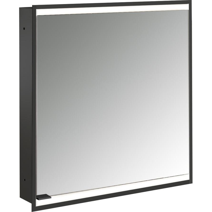 Emco, Spiegelschrank, prime 2 Facelift Lichtspiegelschrank, 600 mm, 1 Tür, Anschlag rechts, Unterputzmodell, 9497